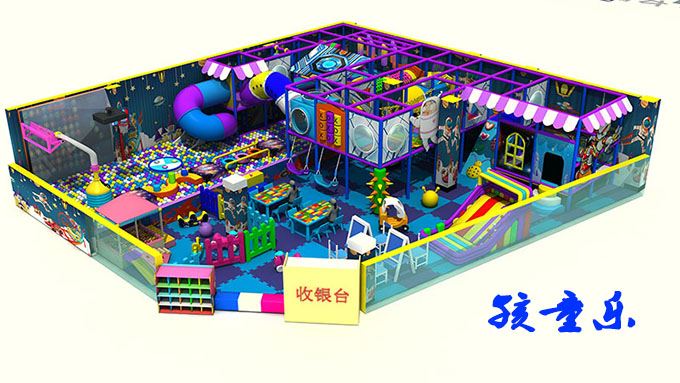 Jaký druh nezbedných zařízení se dětem mají rádi v krytém dětském parku 橙树+牟红...